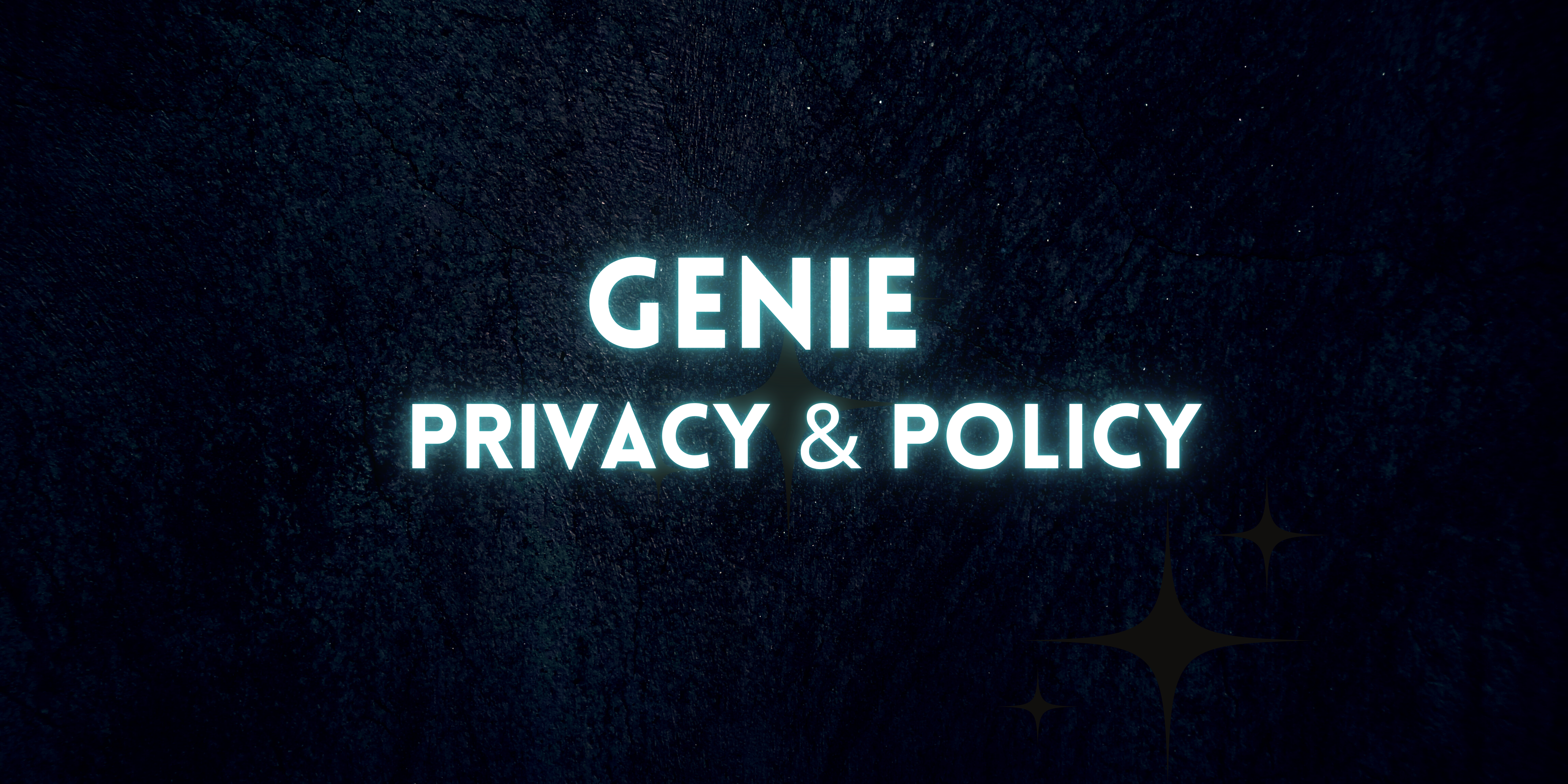 Genie Privacy & Policy